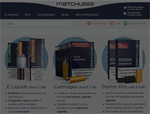 Tablet Screenshot of matchlessecig.co.uk